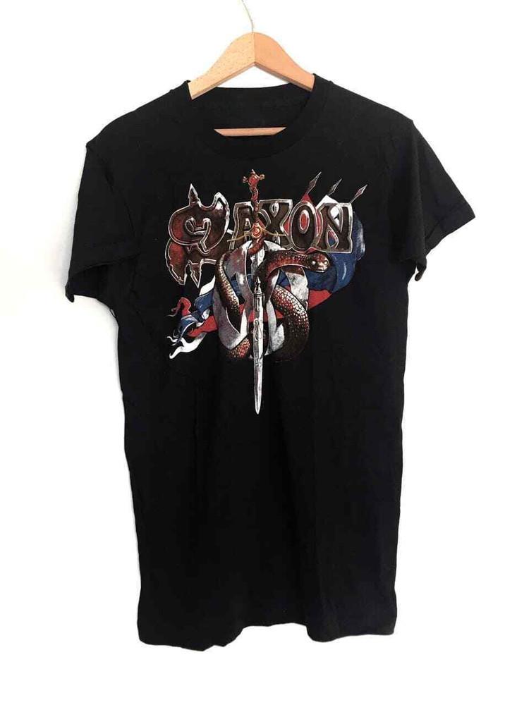 Saxon Band CRUSADER tour Unisex Shirt Cotton Adult S-5XL GS076 Unisex T-Shirt XXXXL