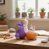 Soft Rubber Material Pull Back Car Cartoon Animal Design Friction Car  Baby Car Toys