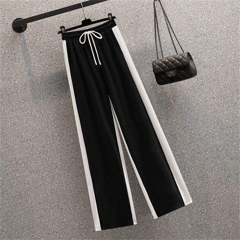 Autumn Polo Neck Age Reducing Long Sleeve Top Casual Pants Fashion Suit Women