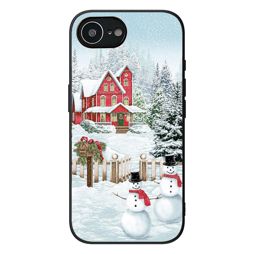 Snowman Merry Christmas Snow Tree Deer Gift Cover for Samsung Galaxy S25 Edge S24 S23 FE Plus Ultra A16 A15 A55 A57 5G Case