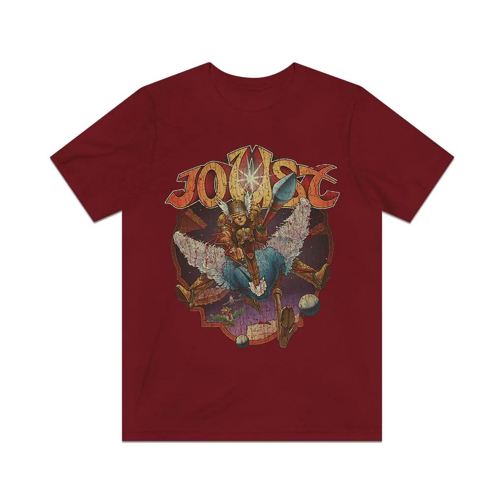 

Joust Attack 1982 Vintage Men s T shirt 4XL