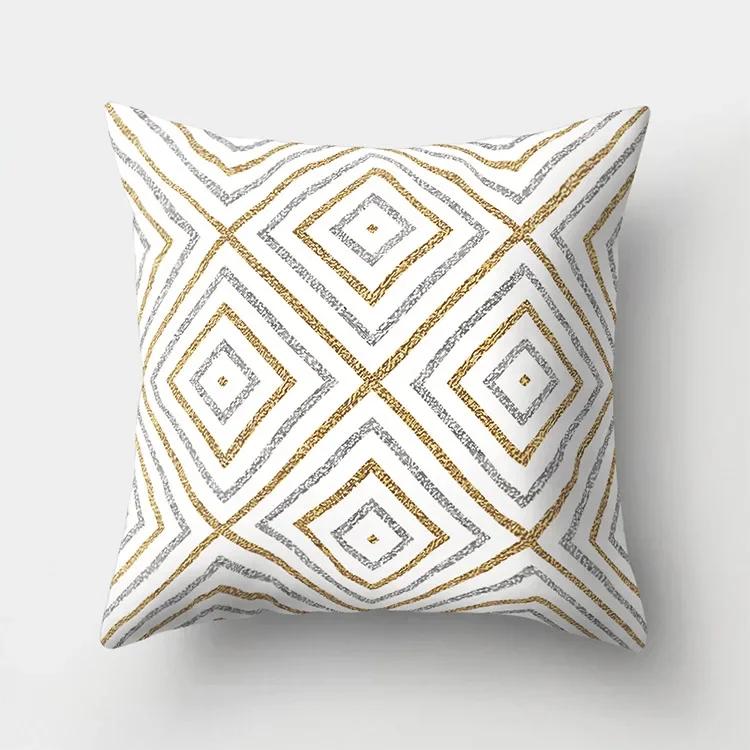 Black White Striped Cushion Cover Decorative Pillows Fashion Seat Cushions Home Decor Geometric Throw Pillow Sofa Pillowcase
