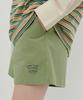 Eoboneoseu Lettering Print Shorts [Green]