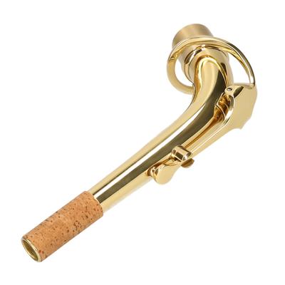 Alto saxofon krk mosazný ohyb krku náhradní díl saxofon Příslušenství dřevěný dechový nástroj s korkem