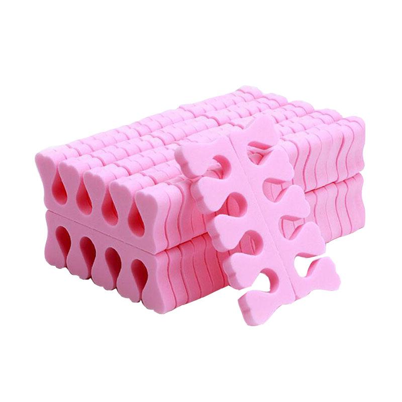 50 Pairs Nail Art Toe Separators Fingers Foots Sponge Soft Polish Beauty UV Gel Tools Manicure Pedicure Pack Nail Kits FZQ02