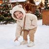 Girls Zip-Up Hooded Sweatshirt Long Sleeve Color Casual Top