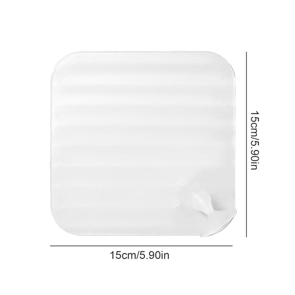 Shower Drain Covers Drain Cover Shower Floor Drain Patch Anti-Odor Silicone Shower Drain Stopper Mat Prevent Drain Odor Flexible
