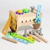 Kids Tool Bench Wooden Set Toys Montessori Toys Lion Workbench Construction Toys Educational Toys Christmas Birthday Gifts Boys