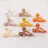 Hair Claw Transparent Bowknot Shape Anti-slip Teeth Hair Claw Lightweight Back Head Hair Clip Versatile Hair Accessory