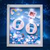 Newborns Foot Print Photo Frame 3D Foot Print Molds Photo Frame Baby Molds With Light Soft Clay DIY Handprints Infant Souvenir