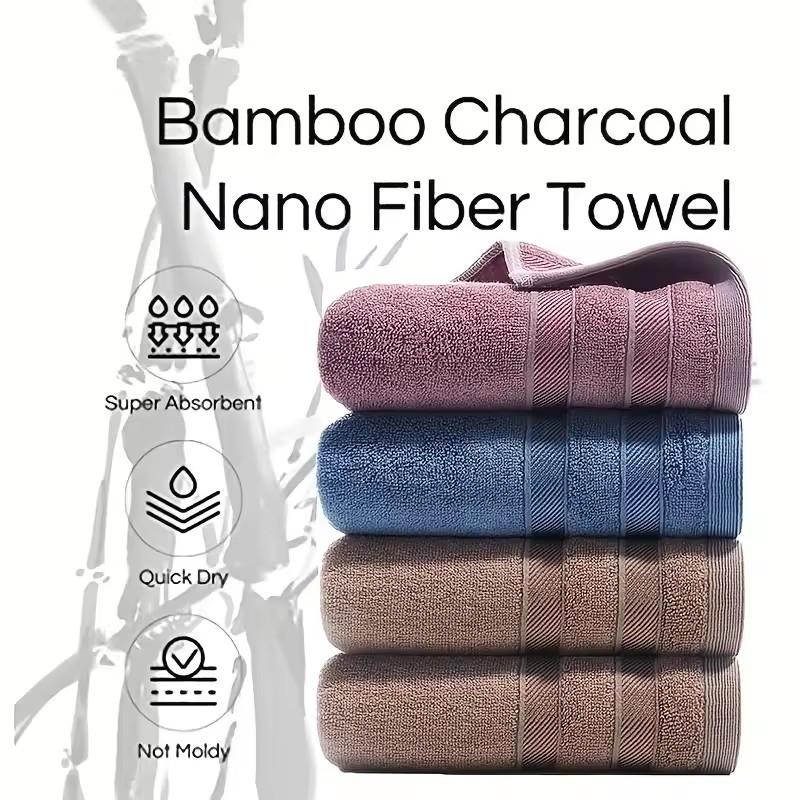 Premium Bamboo Cotton Hand Towel - Natural Sustainable Hypo-Allergenic High Absorbent Super Soft Luxury for Home