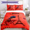 3pcs Custom Name Ladybug Bedding Set Duvet Cover Closure Includes 1 Duvet Cover & 2 Pillowcases, Soft and Comfortable for All Seasons.