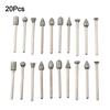 Precision Grinding Bits Emery Carving Tools For Small Projects 46 Silver Precision Grinding For Glass Versatile Application