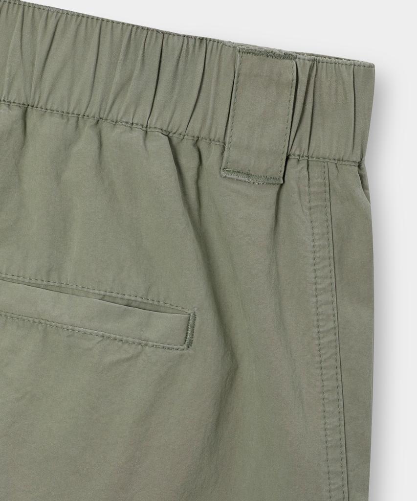 Dimiteulibeullaeg [Summer] Vlad Curved Elastic Waist Cargo Pants_Khaki