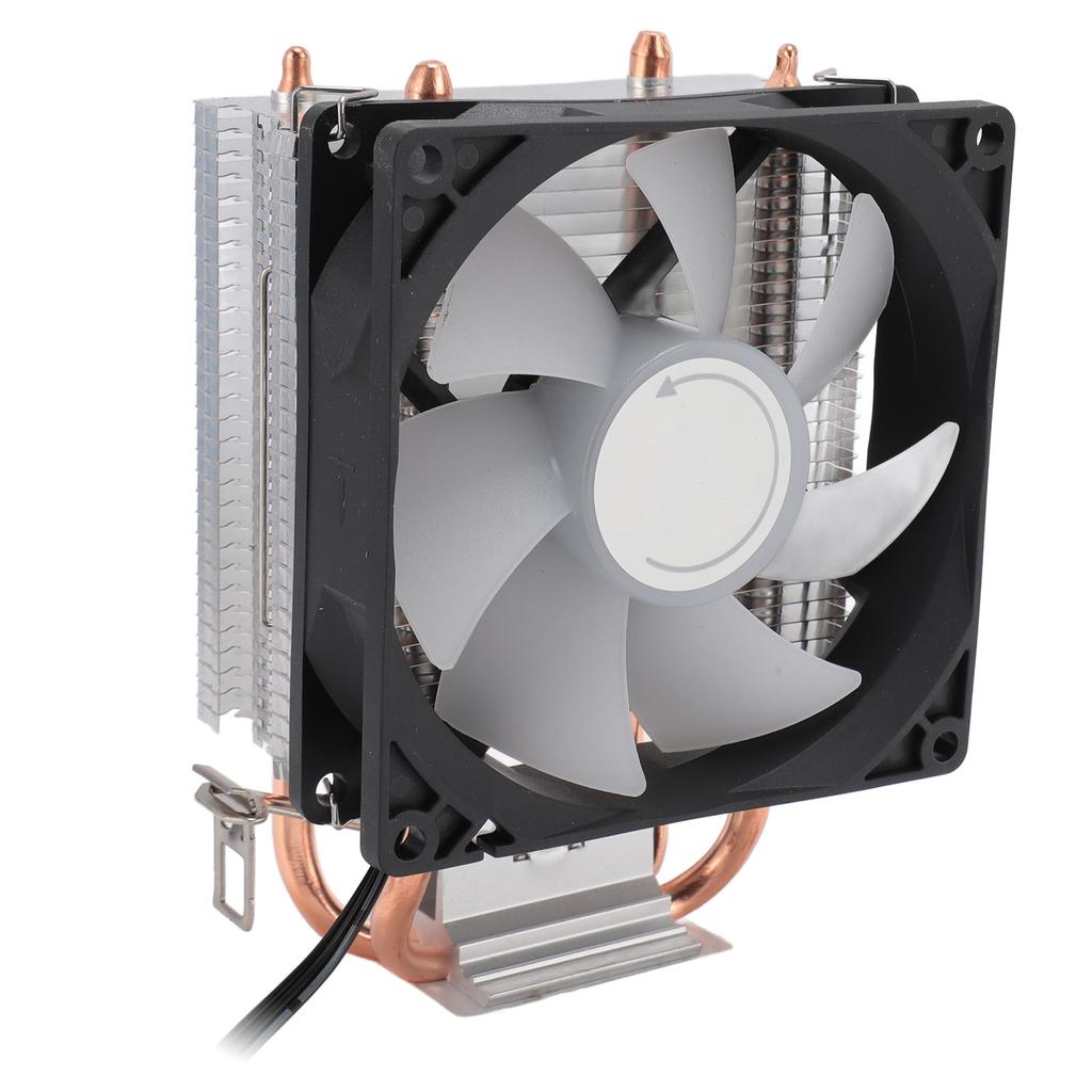 CPU Cooler Dual Heat Pipe 48CFM DC12V Quiet Operation Hydraulic Bearing Fan for Intel LGA 775 1150