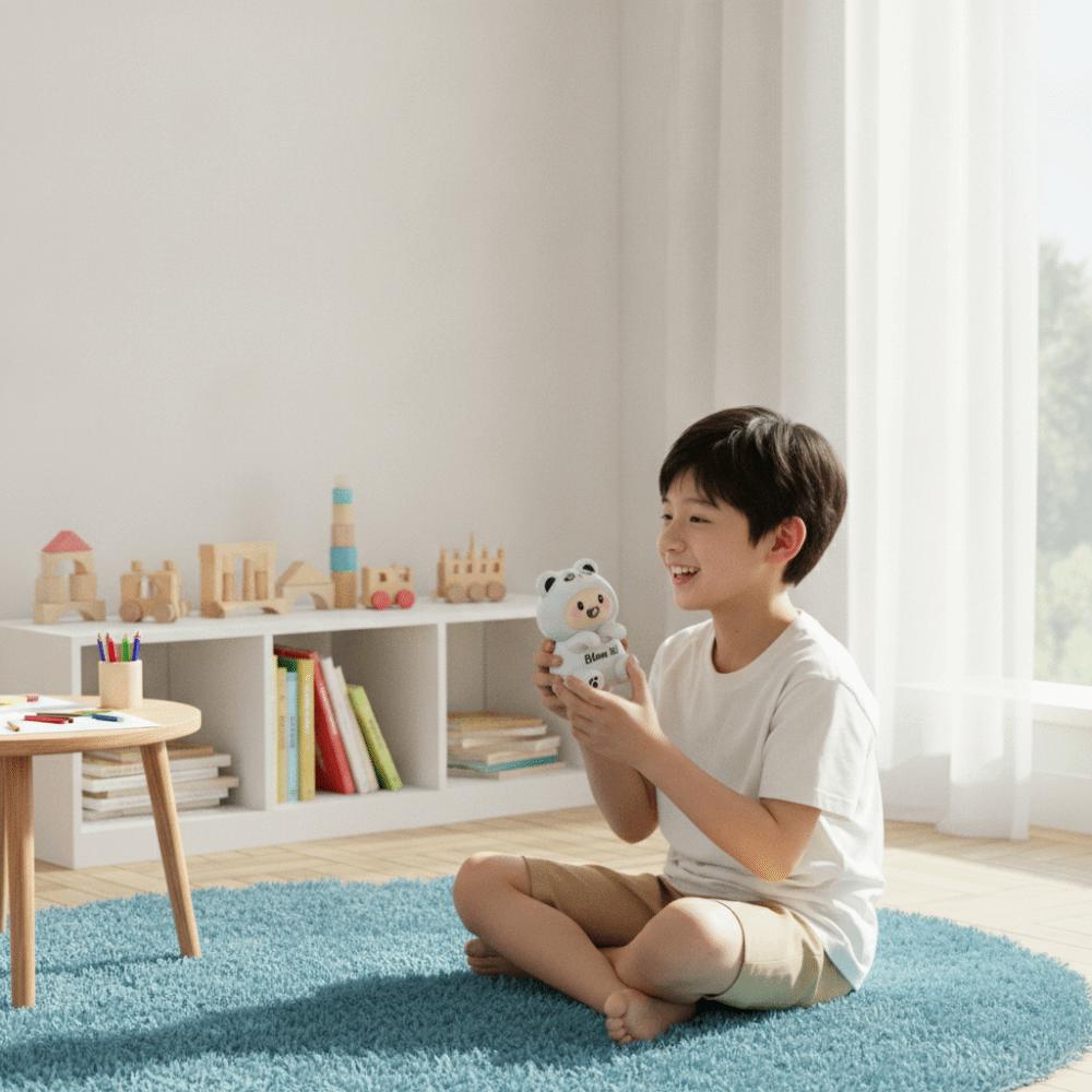 Cute Cartoon Design Food Cooling Fan Air-Blowing Attachmen Hanging Cooling Tool  Travel Use
