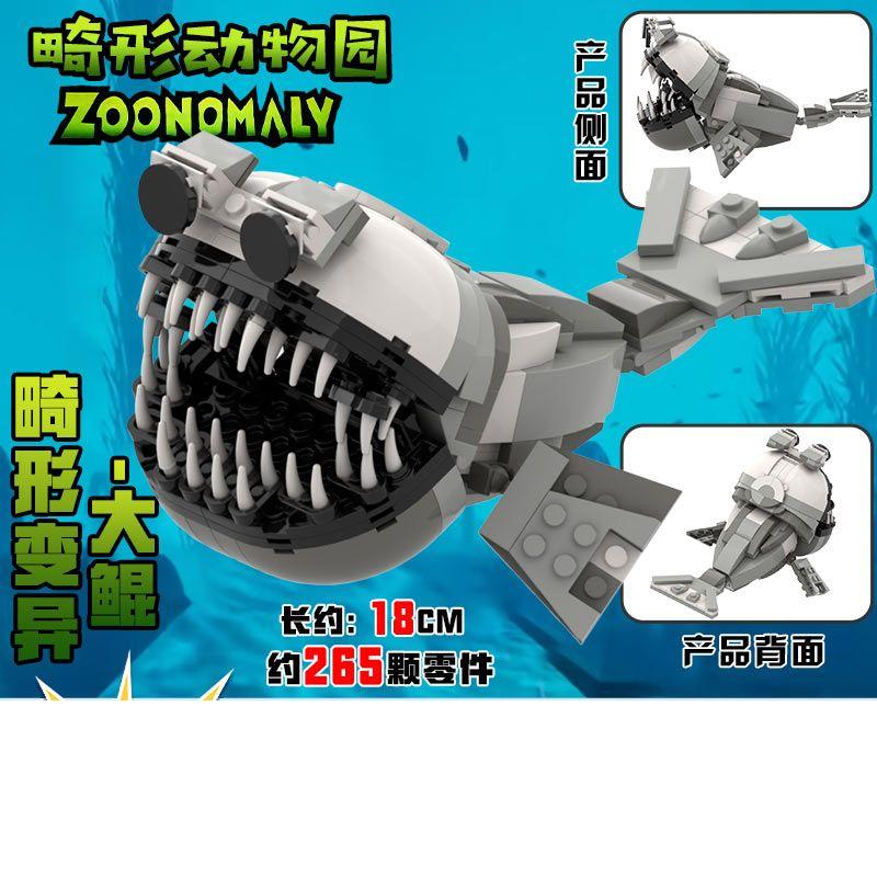Zoonomaly Zoo Bloki Figurka Zabawka Zoonomaly Zestaw Bloków Figurka z Gry Horror Zoonomaly Ceglany Strażnik Kot Koala Potwór Zwierzęta Budowanie