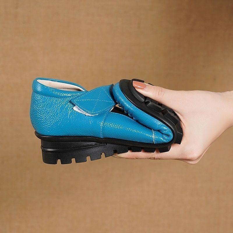 Офисные туфли королевского синего цвета — фото 4