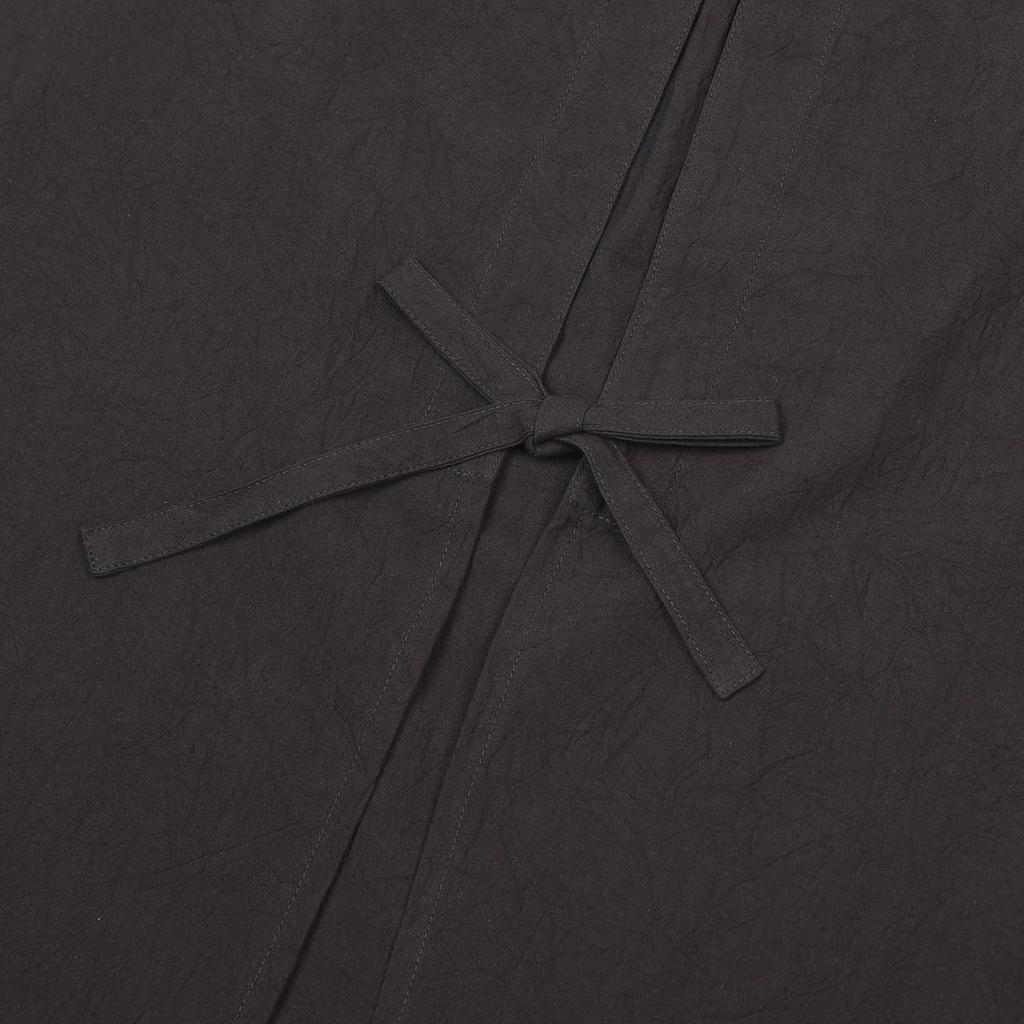 Sewing Washer Pintuck [Kusuguru Japan] Apron, Apron, K103-21, Sumikuro, M-L