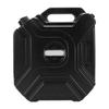 Portable Tank with Locking Mounting Bracket 10L Fuel Petrol Oil Water Tank for Car Motorcycle SUV ATV UTV Black