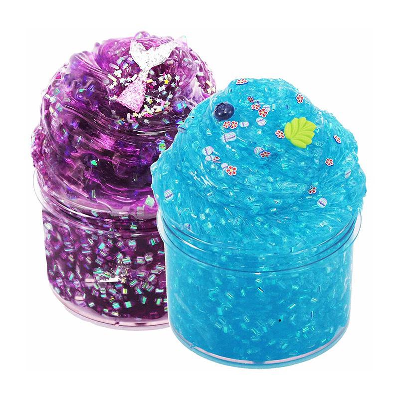 

Mermaid Crystal Clear Slime Jelly Decompression Toy
