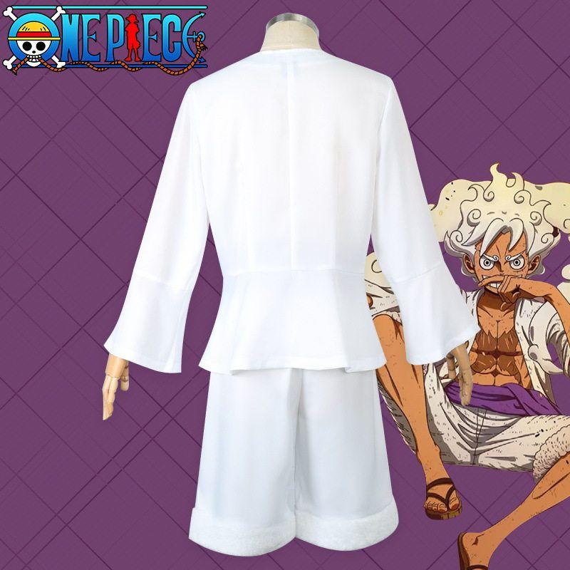 One Piece Luffy Cosplay Costume Wano Country Arc Sun God Nika Luffy New Outfit Cosplay Luffy Awakening Costume
