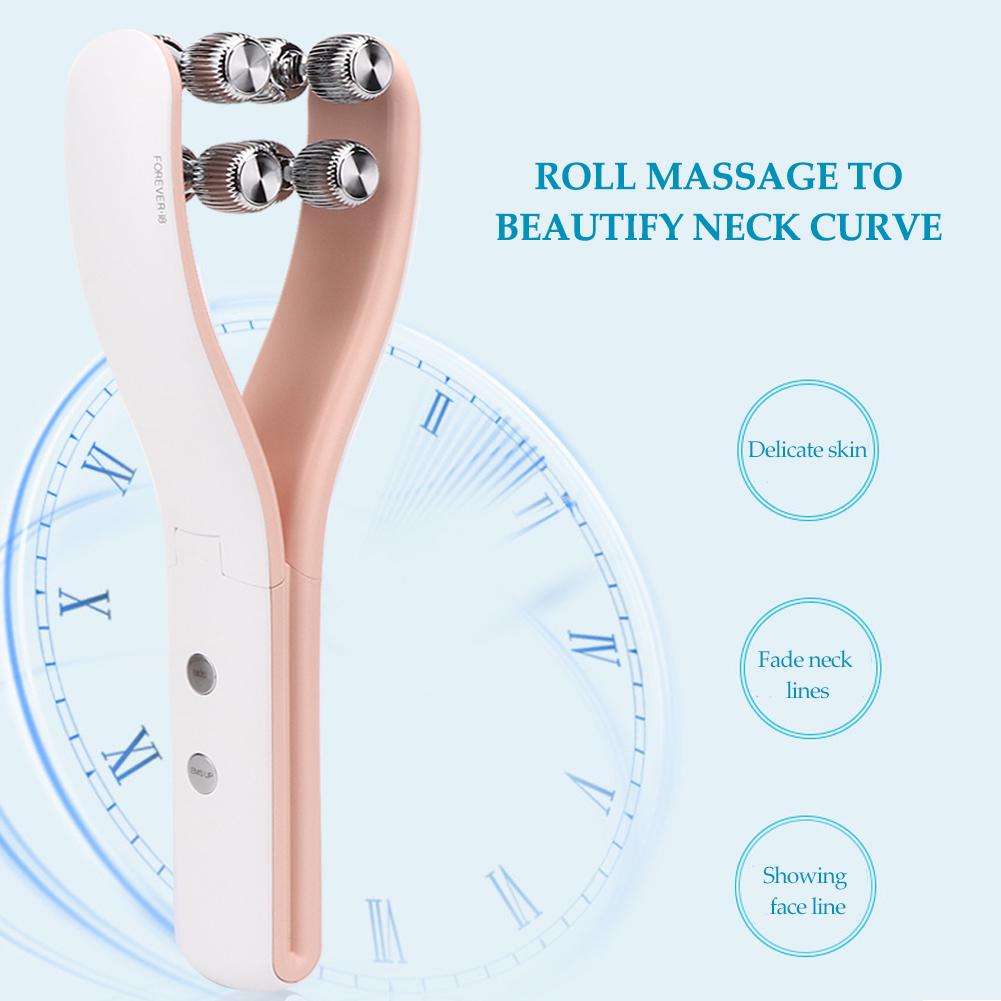 Face Massage Roller V Face EMS Lifting Tightening Anti Wrinkle Face Massager