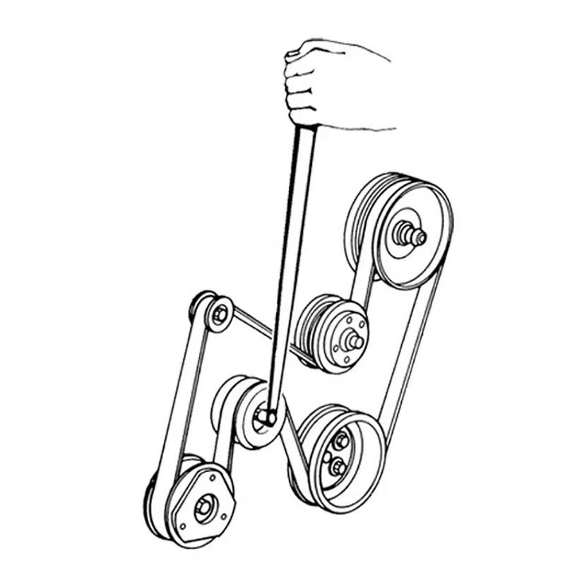Регулируемый автомобильный ленивый ремень, натяжной ключ, удлиненный рычаг, регулируемый натяжитель дроссельной заслонки, инструмент для разборки, авторемонт