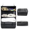 3 Tiers Portable Hanging Travel Shelves Bag Large Capacity Packing Cube Organizer 4 Compartments Hanging Carry-on Organizer