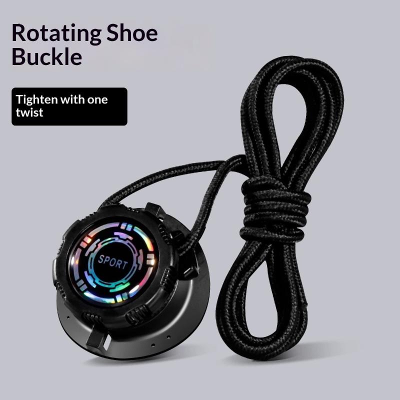 Automatic Tieless Shoelaces Simple Install Swivel Buckle Thick Anti-slip Rope for Men Women Kids Sports Shoes Casual Sneakers