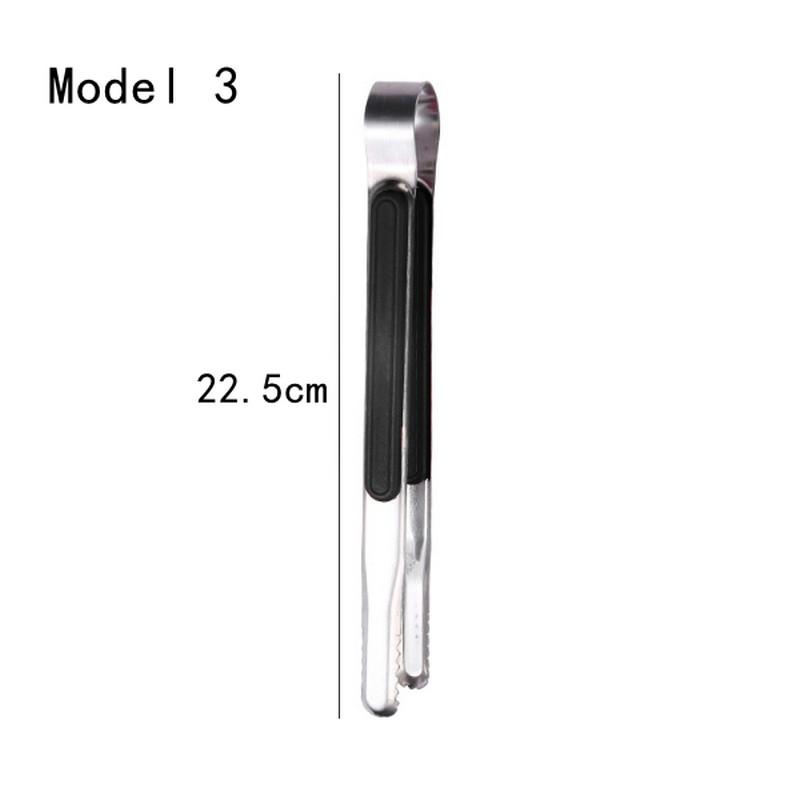 Stainless Steel Food Tongs BBQ Meat Salad Bread Tongs Buffet Tongs Non-slip Heat-resistant Tongs Kitchen Gadgets