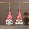 Santa Claus Cartoon Christmas Earrings