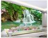 Landscape Waterfall Wallpapers Landscape 3d Photo Wallpaper For Living Room Bedroom Tv Backdrop Wall Mural