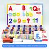 1 Set magnetisches englisches Buchstabenspielzeug, bunte Großbuchstaben und Kleinbuchstaben, Lernen von Zahlen für Vorschüler, Kleinkinder, Jungen und Mädchen, pädagogisches Alphabet-Spielzeug
