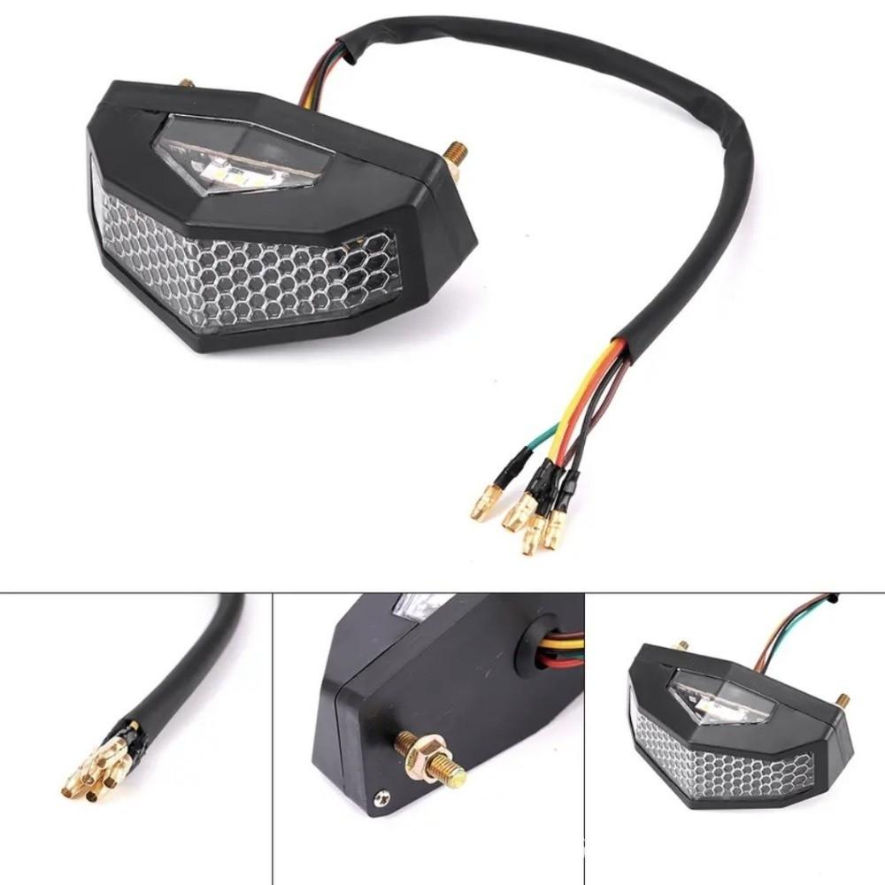 Waterproof Motorcycle LED Taillights 12V Rear Brake Stop Tail Lamp LED Rear Tail Light  Dirt Bike