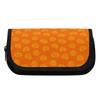 Pencil Bag Double Layer 300D Polyester Metal Zipper with Dual Storage for Pens Ruler Scissors and Earphones for Daily School Use