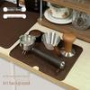 Coffee Machine Anti-Slip Silicone Mat: Bar Counter Mat, Draining Mat, Cocktail Strainer, Heat Insulator, Coaster, Tamper Mat.