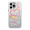 Heart Smiley Face Phone Case for Apple 16 Pro Max, 15 Plus, 14, and 13 - Trendy European & American Design