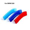 3D Styling Car Front Grille Trim Sport Strips Cover Stickers for 2004-2010 BMW 5 Series