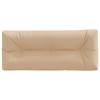 Pallet Backrest Cushion VIANEN 100percent  Polyester Sand