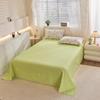 Simple Cotton Bed Sheet for Double Bed - Suitable for Summer & Student Dormitory, 40 Count, All Seasons