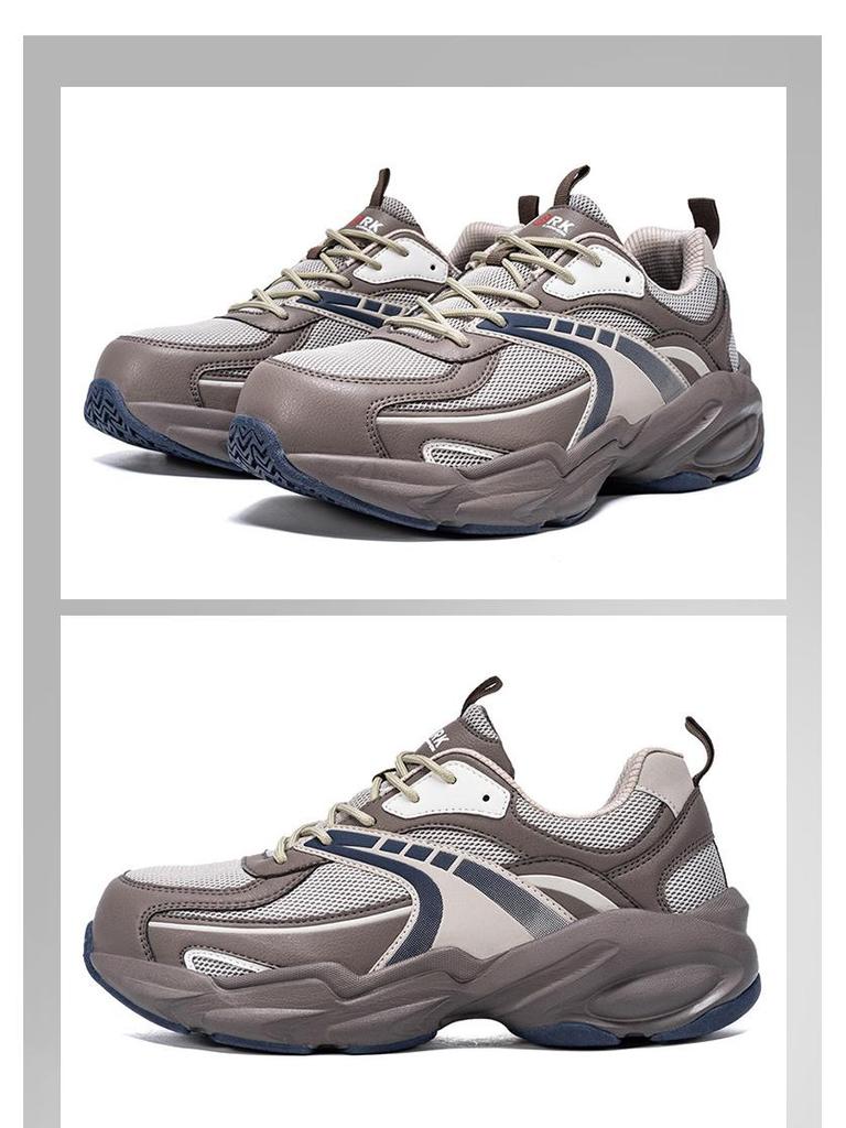 Langmeng High-End Safety Shoes: Autumn/Winter Fashion, Steel Toe, Anti-Smash, Anti-Puncture, Soft Sole, Protective Dad Work Shoes