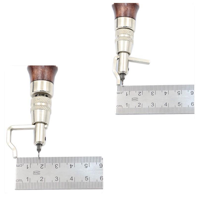 7-in-1 Leather Crafting Tool: Groover, Skiver, Creaser, Edge Liner, and More
