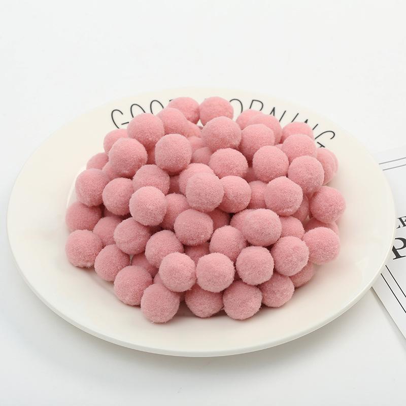 

1,5 см 60 шт. Высокоэластичные полиэстеровые помпоны для изготовления украшений и поделок своими руками