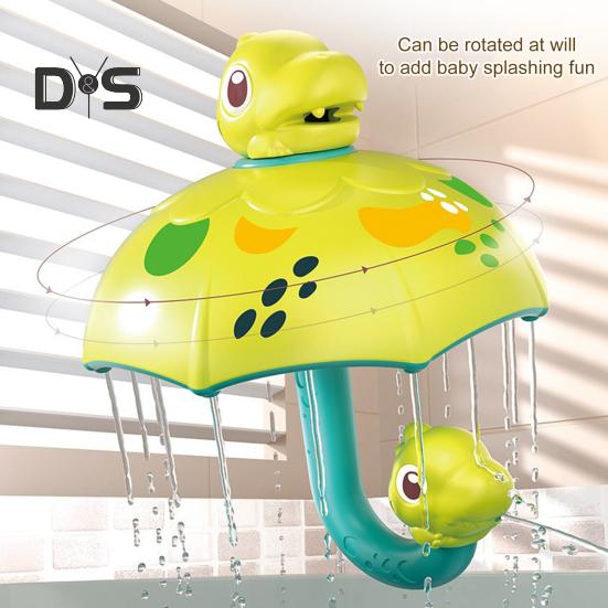 Dinosaur Umbrella Bath Toy for Toddlers Water Spray Bathtub Toy Fun Dinosaur-themed Bath Toy Educational Gift