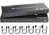 KCEVE HDMI USB3.0 KVM Switch, 4 Inputs, 1 Output, 4K@60Hz Support, EDID Emulation, 4 X USB3.0 Ports, Switches Between 4 PCs and 1 Monitor, Keyboard an