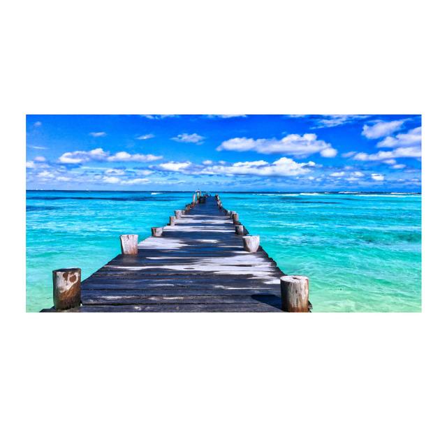 Sea Beach Bridge Posters And Prints Landscape Pictures Canvas Painting Modern Home Decor Wall Art For Living Room Sunset Cuadros