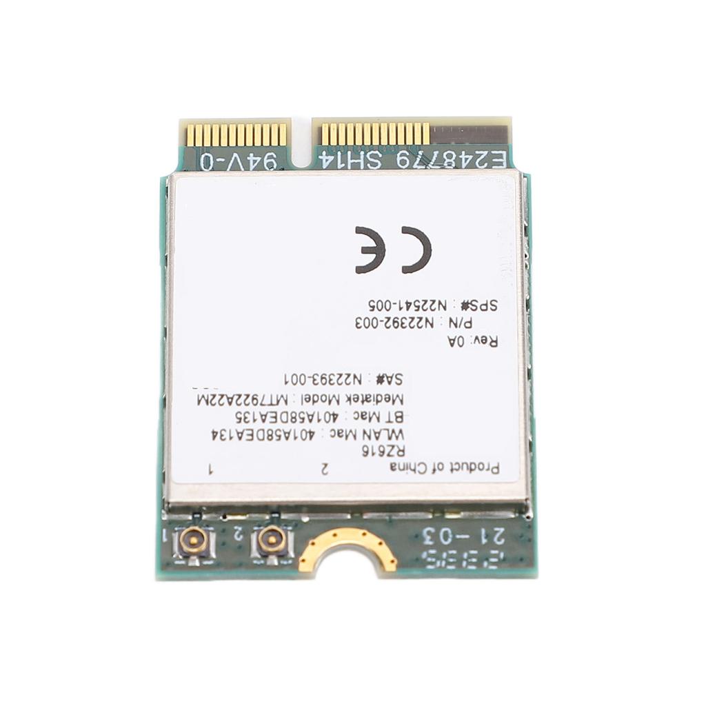 RZ616 MT7922A22M M.2 WiFi6E Wireless Card Module Adapter 5374Mbps Bluetooth 5.2 Tri Band for Wins 10 11