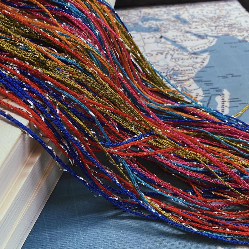 Neuer 1 Stück 100x200cm Glitzer Faden Günstiger Türvorhang Perlen Raumteiler Perlenfransen Polyesterstoff Fensterpaneel 1x2m