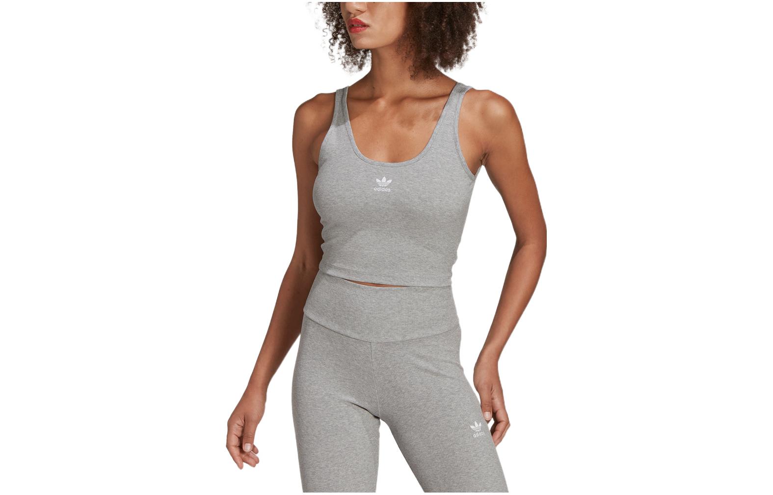 Adidas Originals Tank Tops Women s Gray Moderate Other HF3398 38
